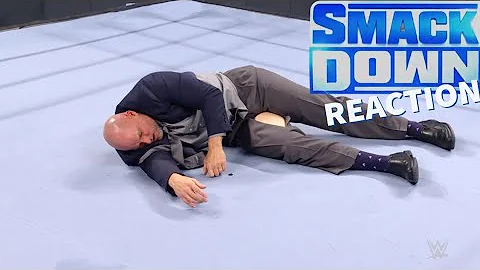 Brock Lesnar Attacks Adam Pearce And Rips His Pants (Reaction)