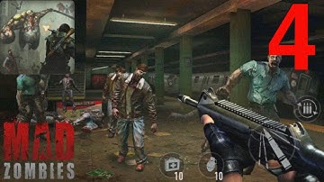 MAD ZOMBIES: Juegos de Zombies Offline - Full Gameplay Walkthrough en Español | Parte 4