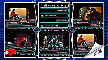 ONE NIGHT IN DUBAI 🥳🌃 | 3D Chat Lyrics New XML File 🎟️🔥 | XML Project #alightmotion | M_Status 146