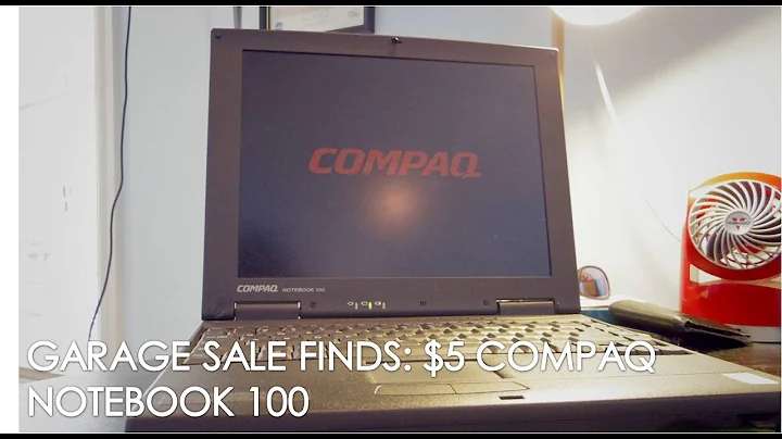 Garage Sale Finds: $5 Compaq Notebook 100 Overview
