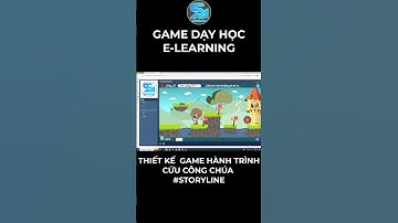 Game cứu công chúa dạy học-Thiết kế elearning Storyline