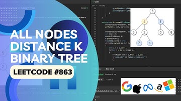 LeetCode 863: All Nodes Distance K in Binary Tree (Intuition + Algorithm Explained)
