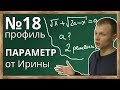 📌Параметр (№18) из профиля ЕГЭ по математики. Задача от Ирины.