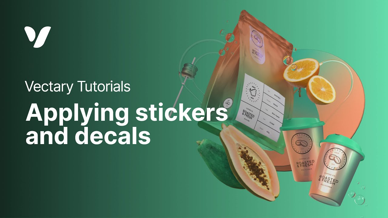 Applying decals and stickers to your 3D designs 
