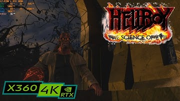Hellboy: The Science of Evil / RTX 3090 4K / XBOX360 emulator XENIA