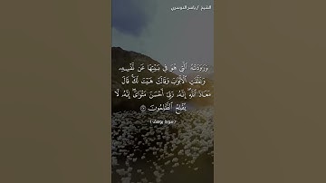 قال معاذ الله القارئ ياسر الدوسري