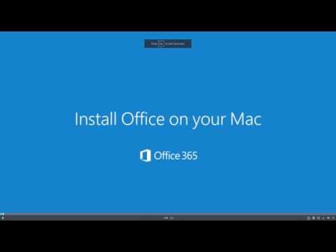 התקנת Office במחשב Mac