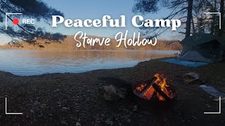 Peaceful camp at Starve Hollow