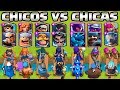 CHICOS VS CHICAS | CUALES SON LOS MEJORES? | RETO CLASH ROYALE | 1vs1 | Girls vs Boys Olympics