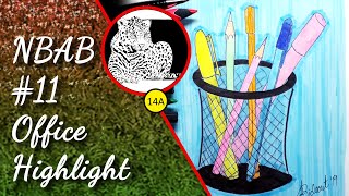 Office Highlight | No-Box Art Box #11 ScrawlrBox Highlighter Challenge