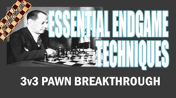 Chess Endgame Study: 3 vs 3 Pawn Breakthrough
