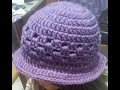 Cappello "Cloche"all'uncinetto/Hat "Cloche" crochet /Sombrero del ganchillo "Cloche"