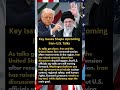 Key Issues Shape Upcoming Iran–U.S. Talks#shorts