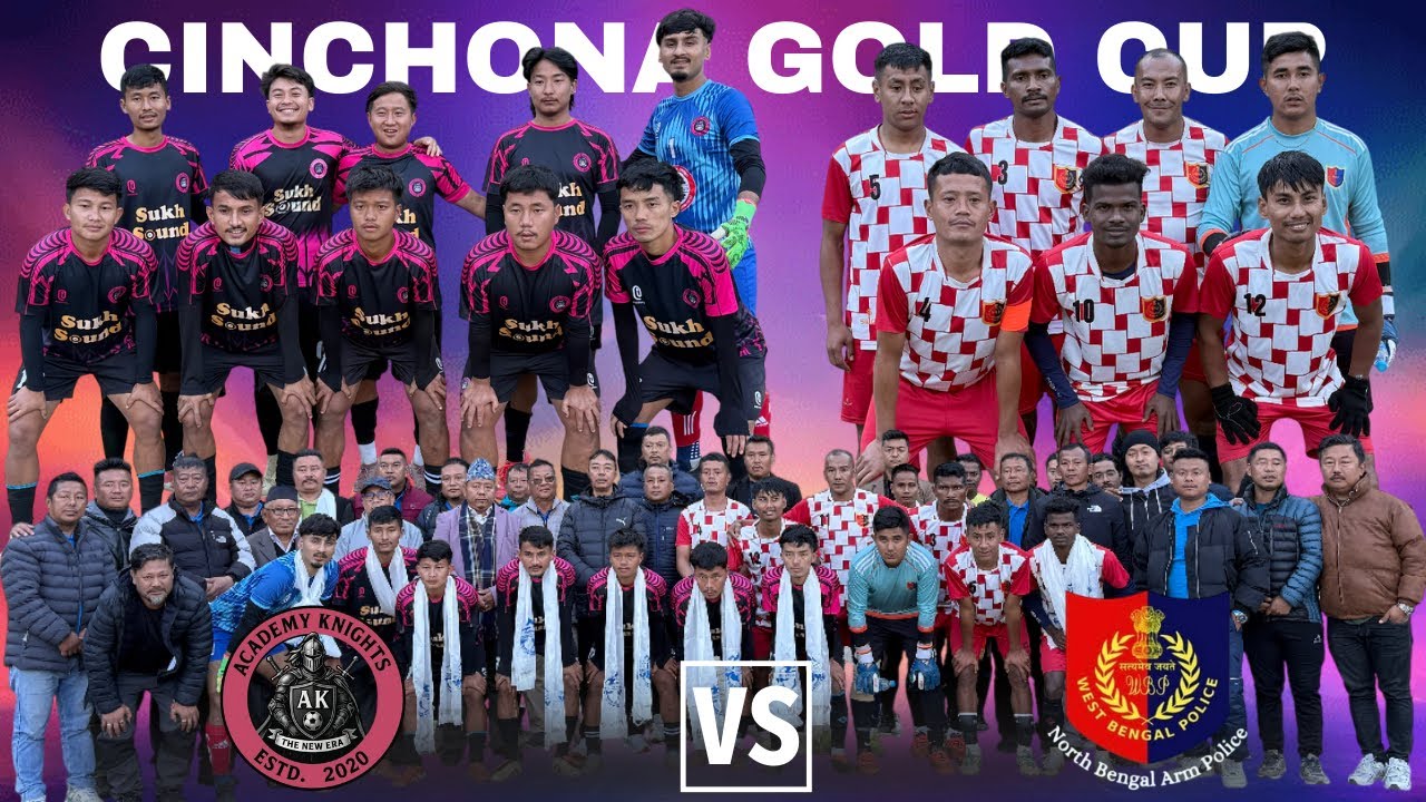 AK GANGTOK 🆚 NORTH BENGAL ARM POLICE ! 4th Quarter Final Match-Cinchona Gold Cup 2025 at Mangaldhura
