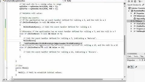 Events and Exceptions in C# Part 3 - Multi-Purpose Event Handlers