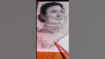 how to draw rashmika mandanna pencil sketch #rashmika#shortsviral