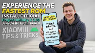 Install OFFICIAL Project Infinity X 3.10 A16 ON Redmi Note 11 Awesome