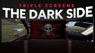 The Dark Side of Simracing Triple Screens