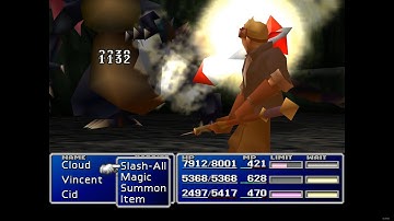 FFVII PC - Highwind Cid last Limit Break! 4K HQ