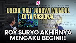 Download Lagu ANDI AZWAN TUNJUKKAN IJAZAH 'ASLI' JOKOWI DI TV NASIONAL, ROY SURYO NGAKU BEGINI!! MP3