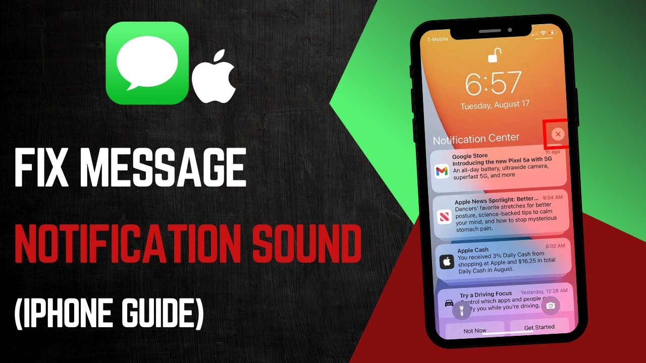 Как исправить звук уведомления о сообщении на iPhone