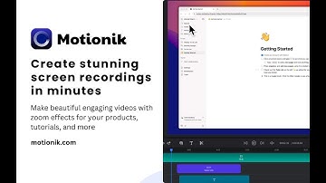 Create beautiful screen recordings on Windows & macOS with auto zoom [motionik.com]