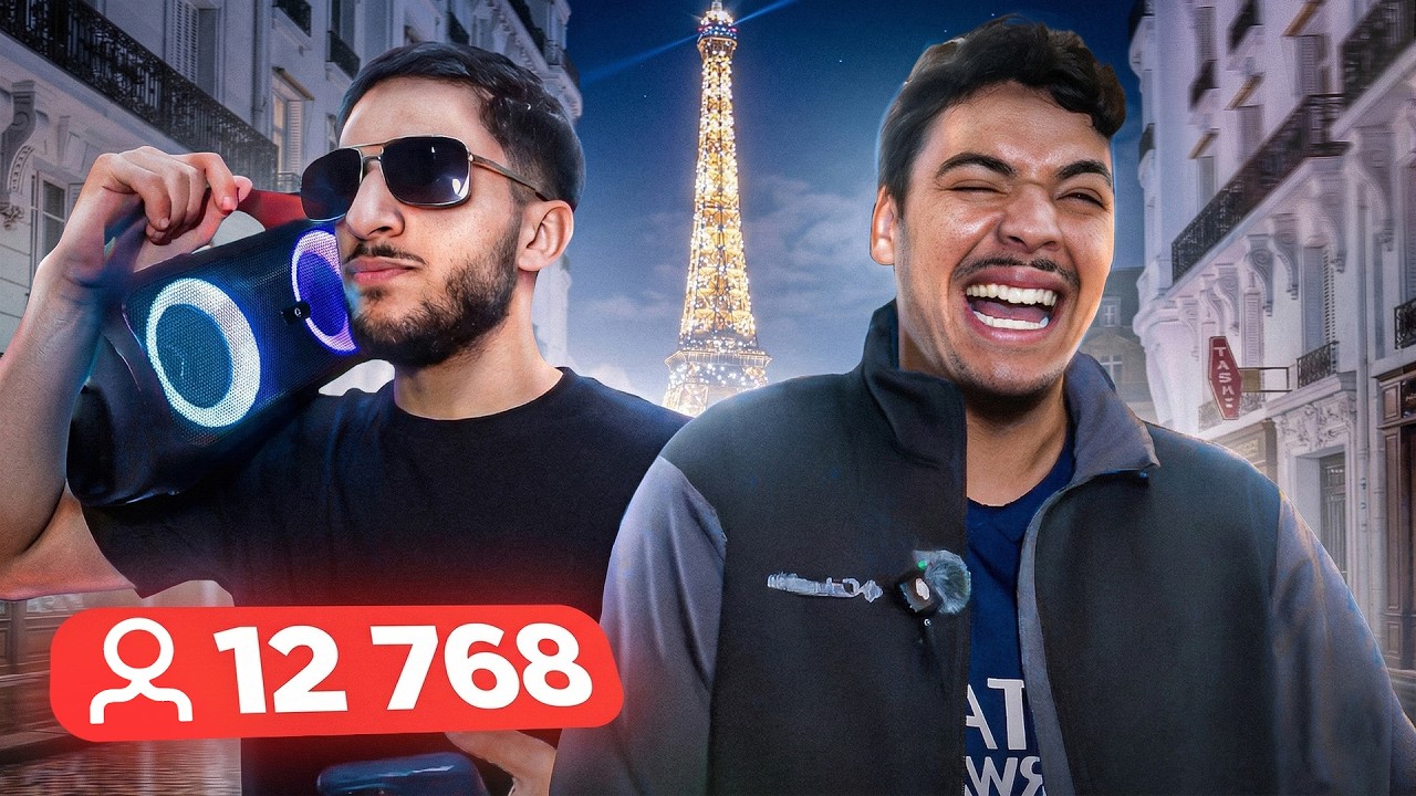 ON RETOURNE PARIS AVEC @wissksrrlive 😂 (Action où Action)