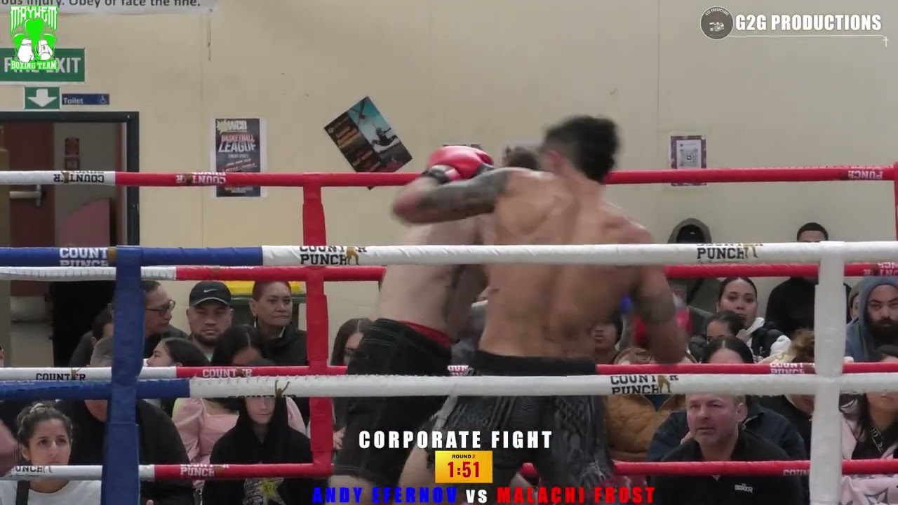 MAYHEM BOXING - ANDY EFERNOV vs MALACHI FROST | Corporate Boxing Match