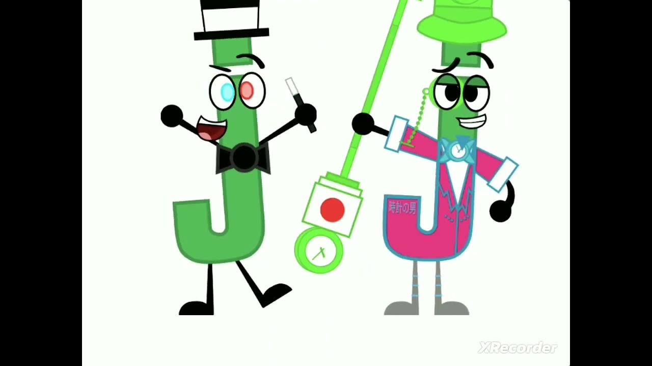 BFDI_II's jumpstart lowercase band (with 30 porcent gray colors) - YouTube