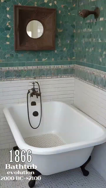 The evolution of Bathtubs (2000 BC-2100) #evolution #trend #timelapse #HydroTech #FutureWellness