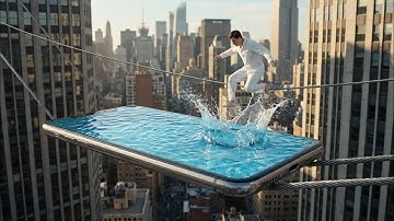 Which Impossible Pool Would You Jump In? | Ultimate Oddly Satisfying AI ASMR 🏊‍♀️✨