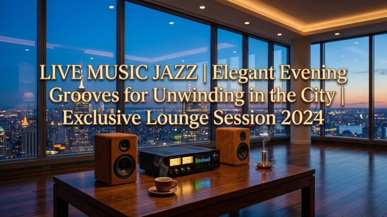 🔴 LIVE Smooth Jazz Soul R&B for Calm Night Work and Study