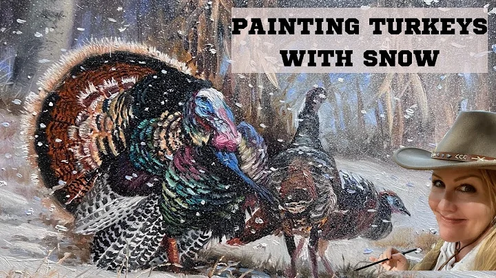HOW TO PAINT TURKEYS IN THE  SNOW IN OILS with Suz...