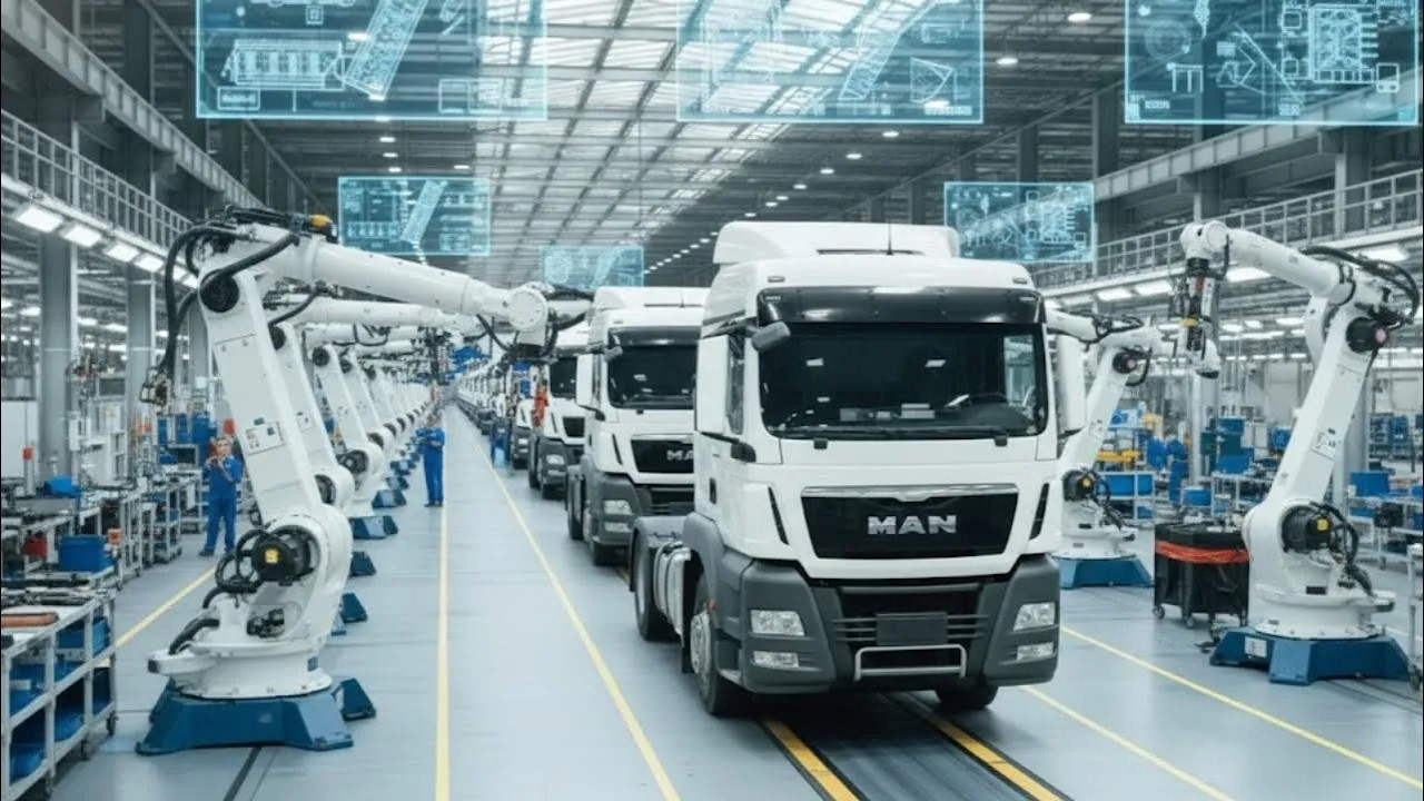 Inside Europe's Most Advanced Truck Factory | MAN Heavy Duty Production ...