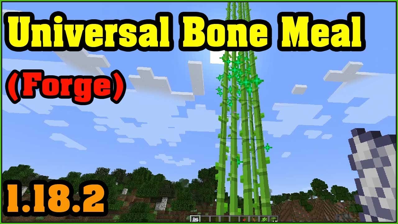 Universal Bone Meal Mod 1.18.2 Minecraft Mods for PC YouTube