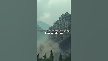 Shocking Moment: Hotel Collapses in Massive Landslide | Caught on Camera