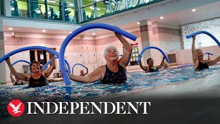 Gyms and pools reopen in England amid bleak financial warnings for leisure industry