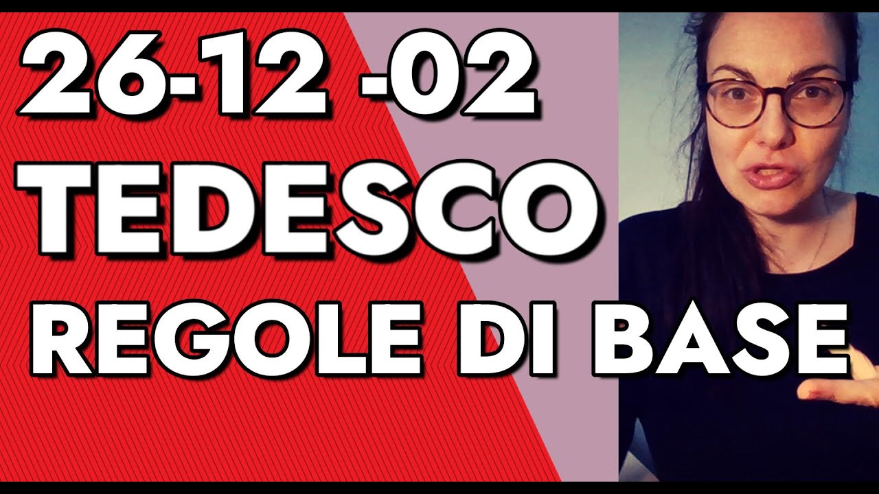 TEDESCO - DER, DIE, DAS, EIN, EINE, EIN, ARTICOLI E ALTRO CHE VI SERVE PER COMINCIARE A PARLARE