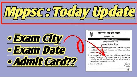 Mppsc Today Update🎯 Mppsc Assistant Registrar Exam 2022 Update #mppsc #mppsc_update #helpingthinkers