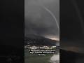 Waterspout comes dangerously close to tourist boat in Italy