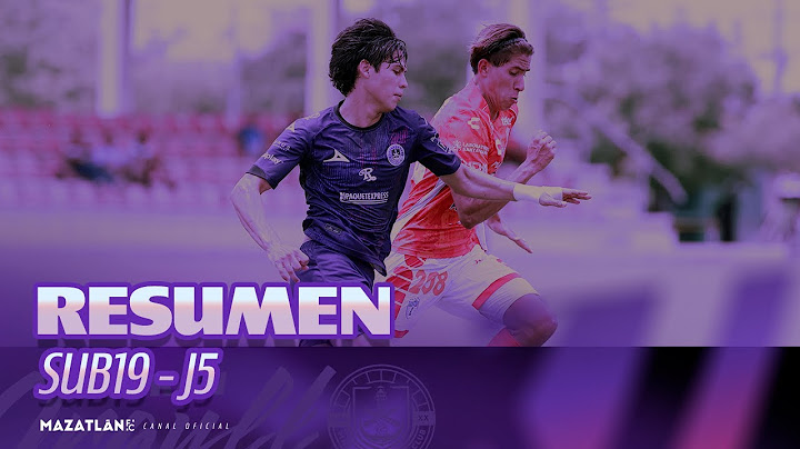RESUMEN: Mazatlán F.C. 1-3 Pachuca | Sub-19 | J5 | A24