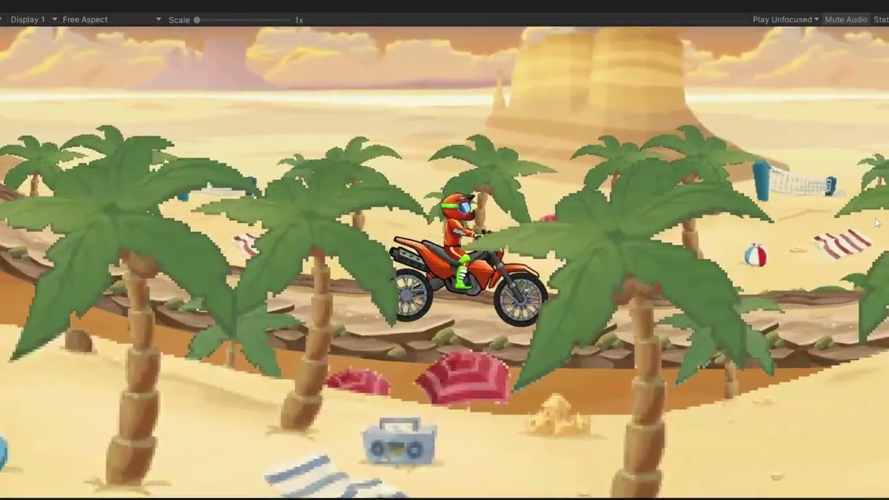 Unity 2D Motorcycle #2