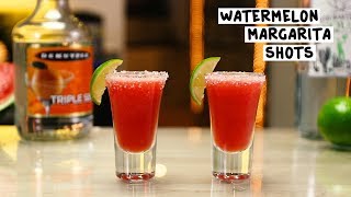 Watermelon Margarita Shots