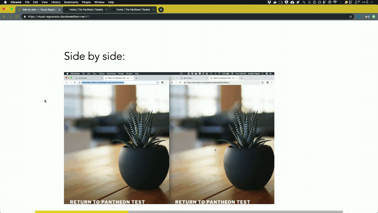 Visual Regression Testing with BackstopJS - YouTube