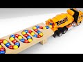 Marble Run Race ☆ HABA Slope, Dump Truck & Garbage Truck & Ambulance & Vehicles Full Compilation #25
