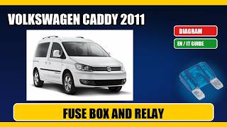 Fuse box location and diagram: volkswagen caddy 2011 - Schema fusibili