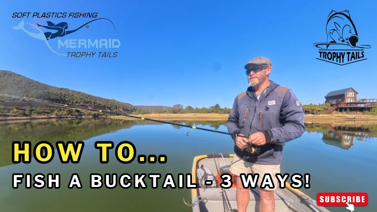 Fishing Tutorial - How to fish a Bucktail 3-Ways on structure!