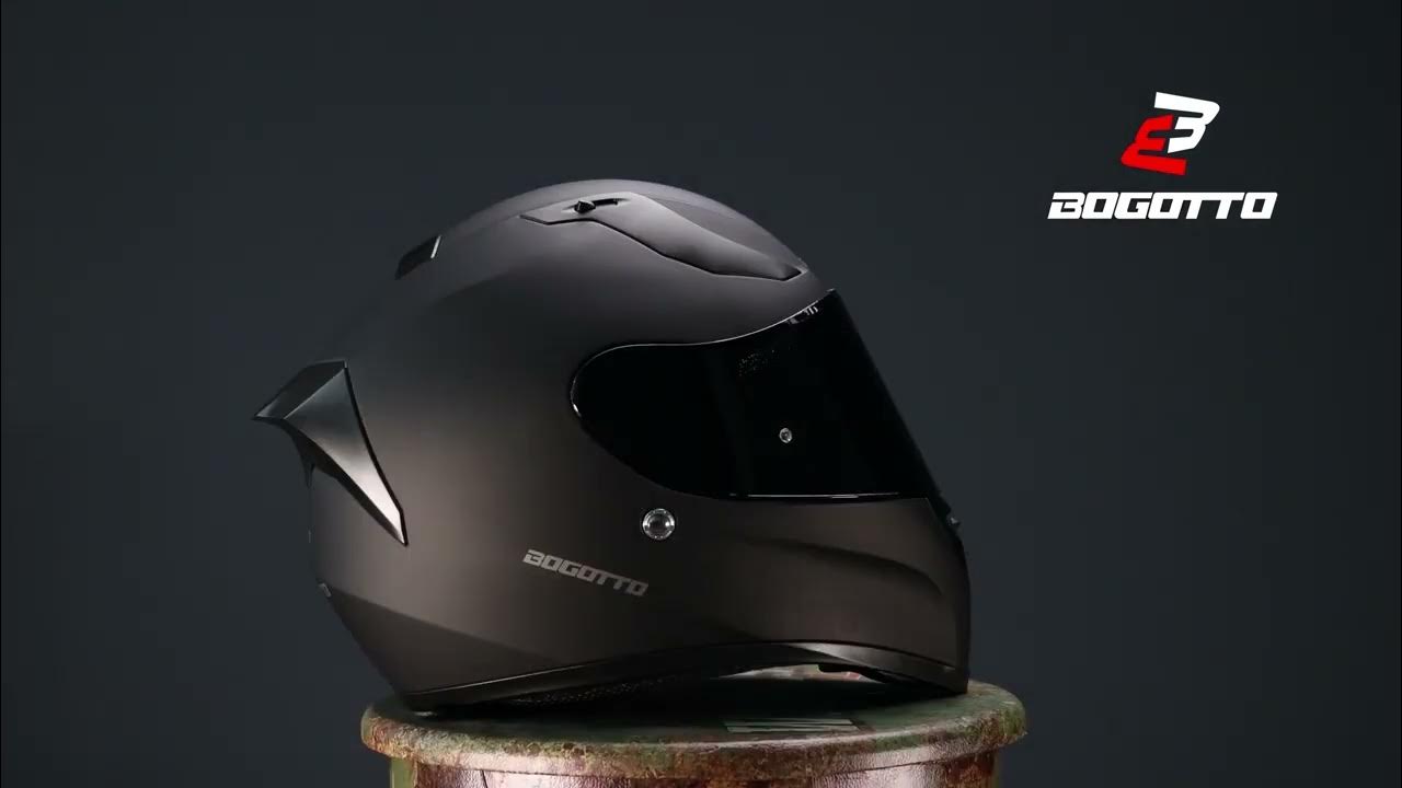 Bogotto V128 Full Face Helmet Review Apžvalga YouTube