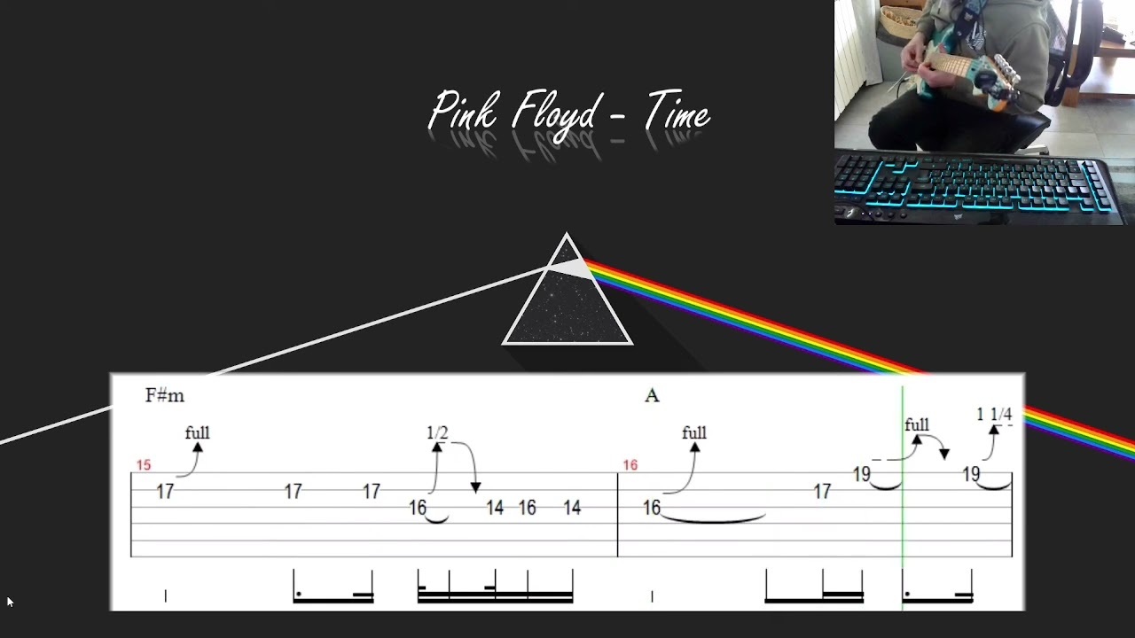 time pinkfloyd Guitar progress after 2.5 years