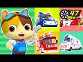 Five Little Cars Got Hurt | Monster Truck | Cartoon for Kids | Kids Song | BabyBus - Cars World